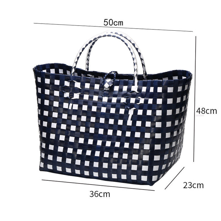 Large Capacity Woven Shopping Tote Stornfield
