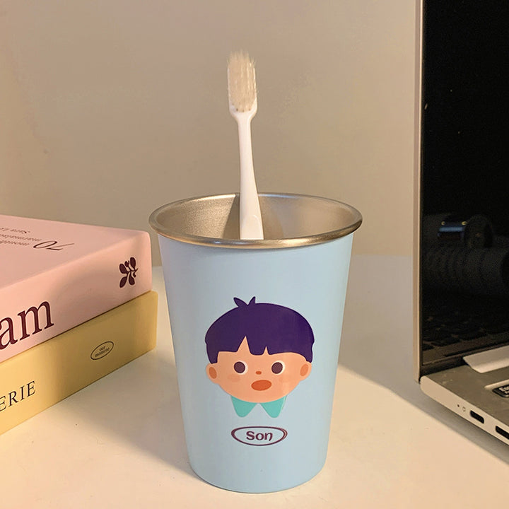 Wall-mounted toothbrush holder with playful design Stornfield