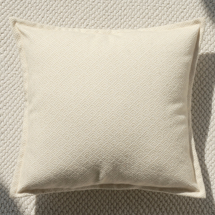Structured decorative cushions with elegant design
