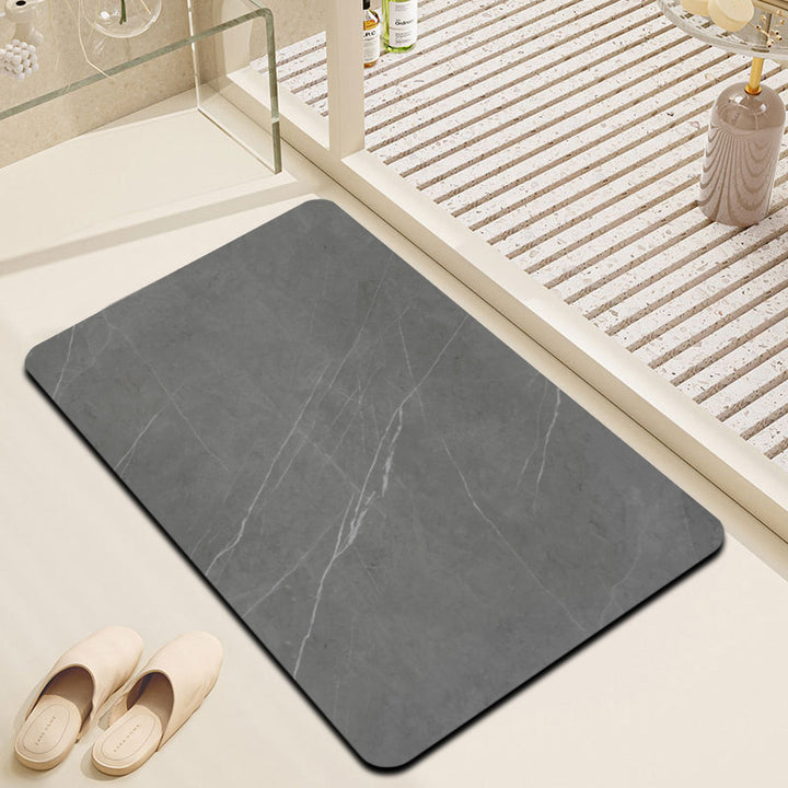 Marble Effect Bathroom Mat Stornfield