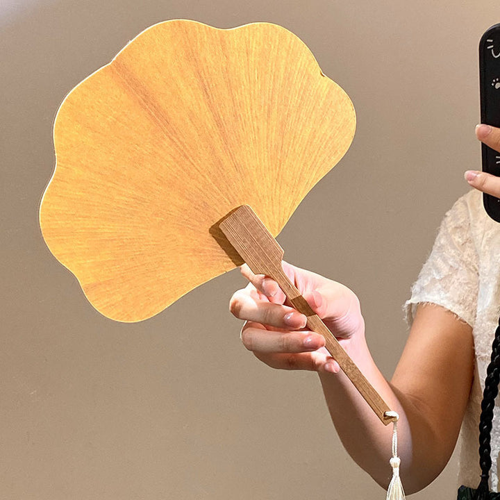 Hand fan with elegant cherry blossom pattern Stornfield