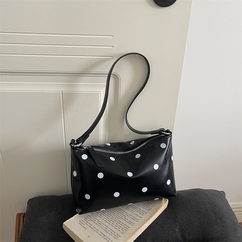 Polka Dot Patterned Crossbody Bag