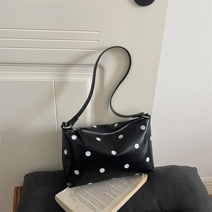 Polka Dot Patterned Crossbody Bag