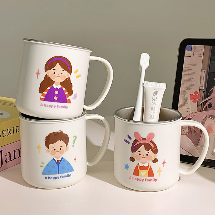 Ceramic mug with cheerful family motif Stornfield 1786635457