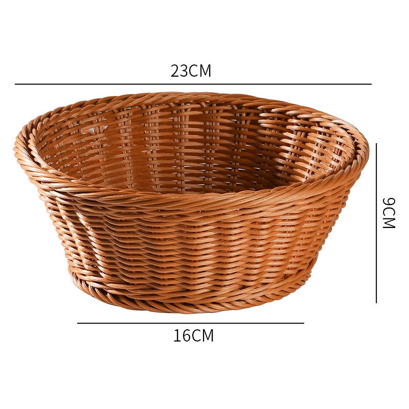 Unisex Handwoven Decorative Basket with Natural Shape Stornfield
