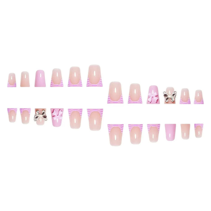 3D Floral Press-On Nail Art Set Stornfield