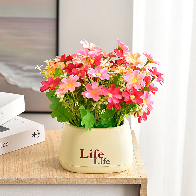 Lifelike Floral Centerpiece Arrangement
