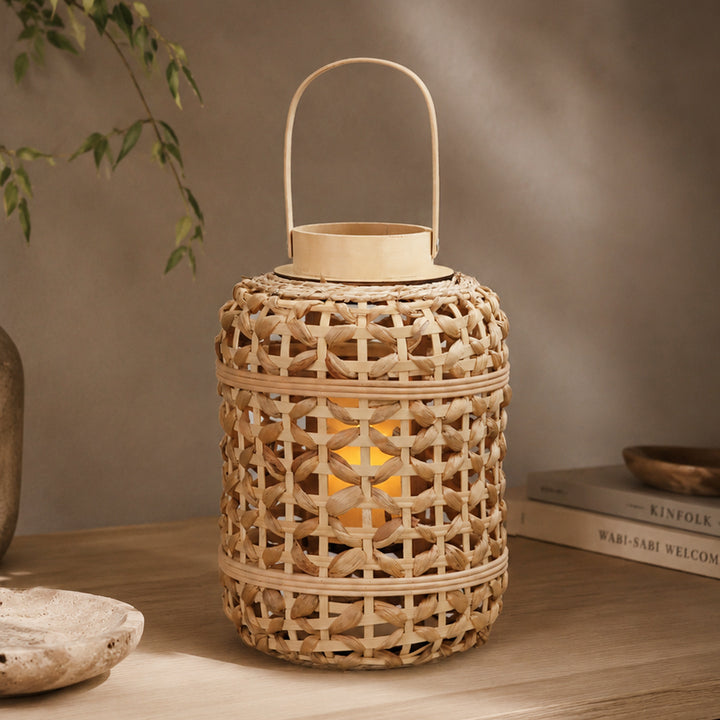 Decorative Rattan Lantern Stornfield