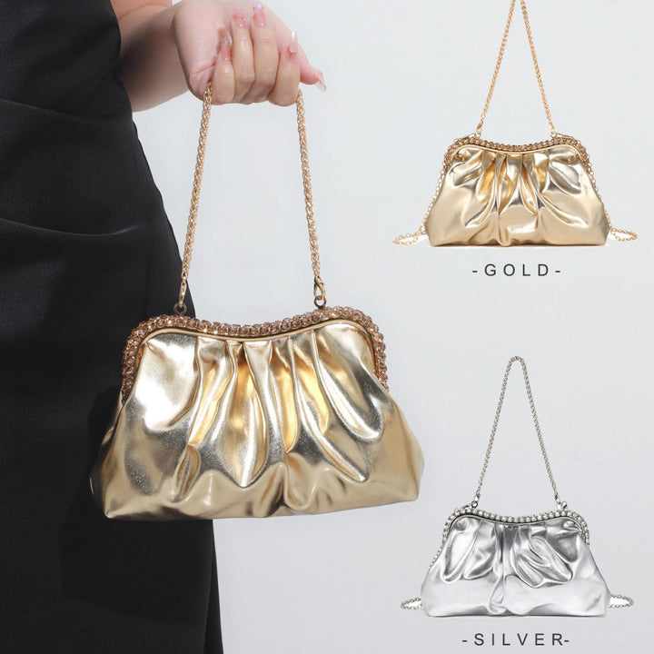 Luxe Metallic Evening Handbag