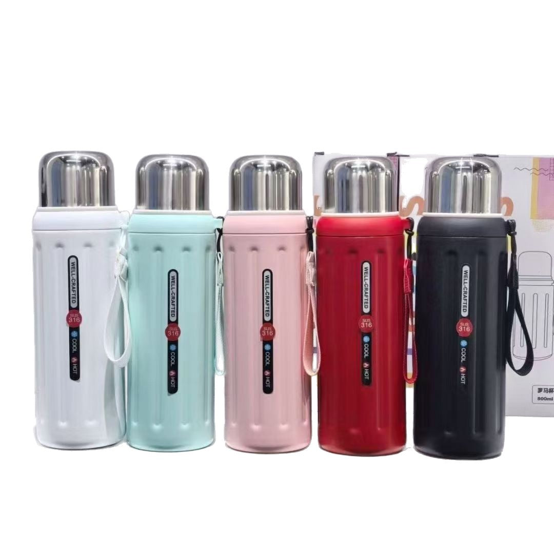 Unisex Thermal Insulated Bottle with Practical Carrying Handle Stornfield