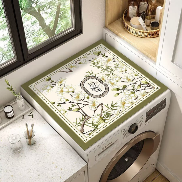 Decorative Floral Laundry Counter Mat Stornfield