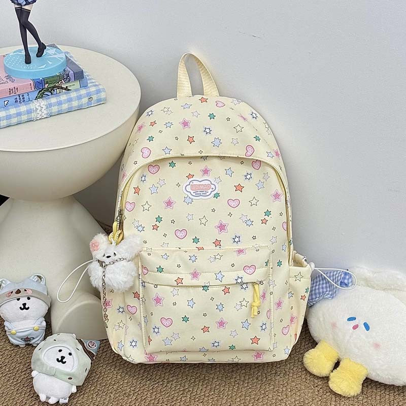 Playful Star-Print Backpack Stornfield