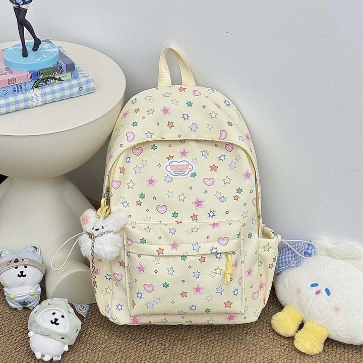 Playful Star-Print Backpack Stornfield