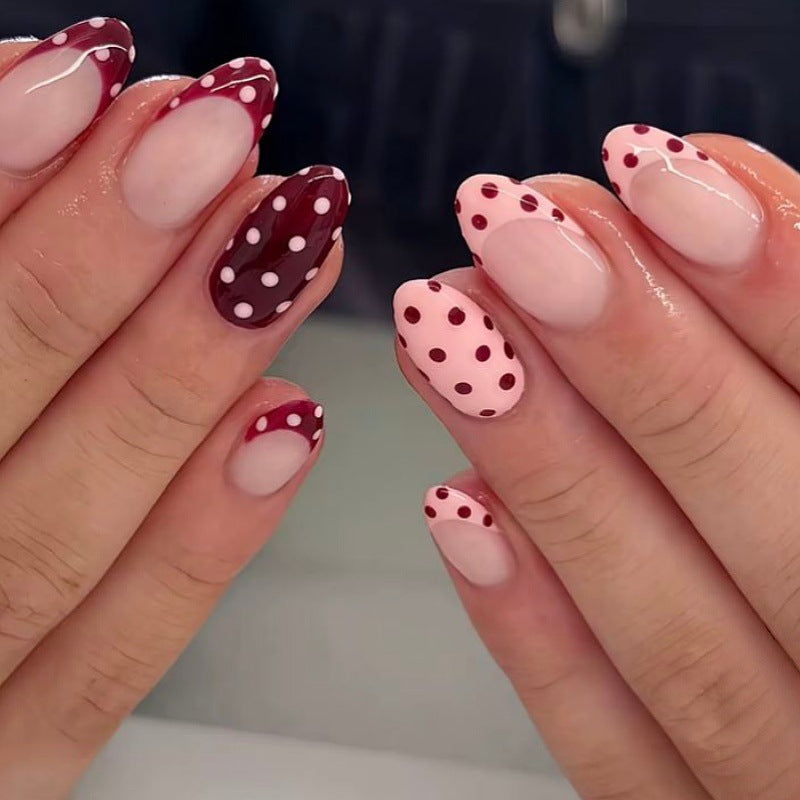 Polka Dot Design Press-On Nails Stornfield