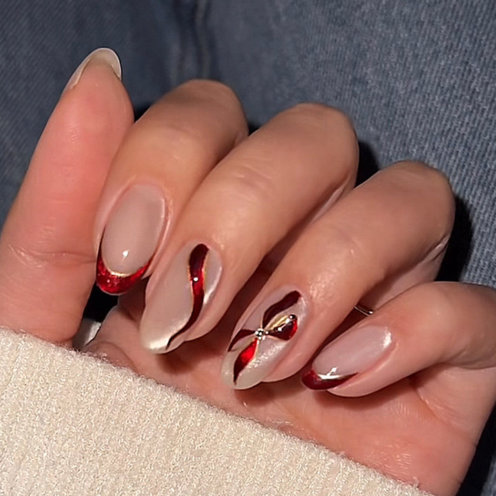 Elegant Expression Press-On Nail Art Set Stornfield