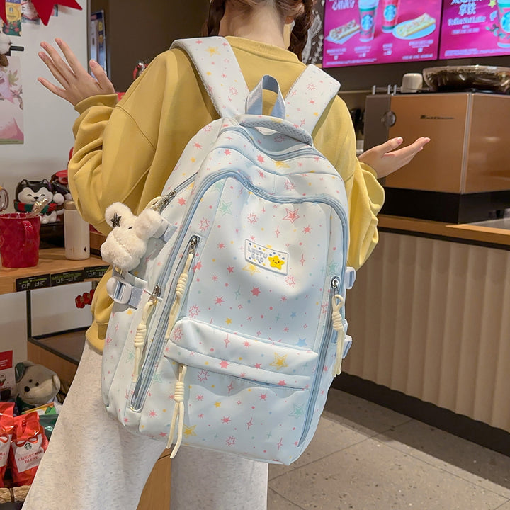 Fun Star-Printed Casual Backpack Stornfield