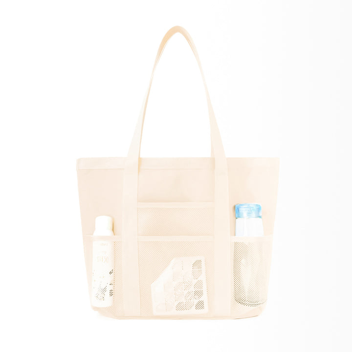 Padded shopping bag with side mesh pockets Stornfield