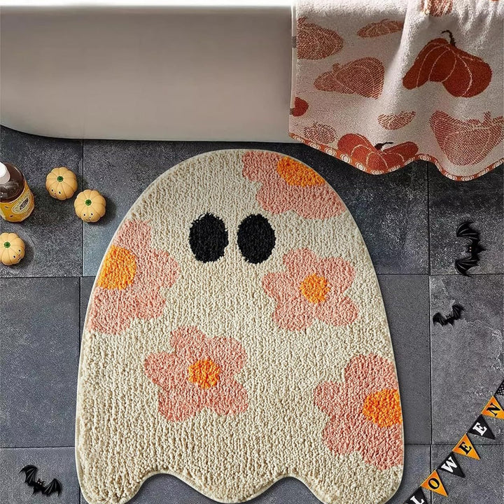 Halloween-Themed Ghost Bath Mat Stornfield