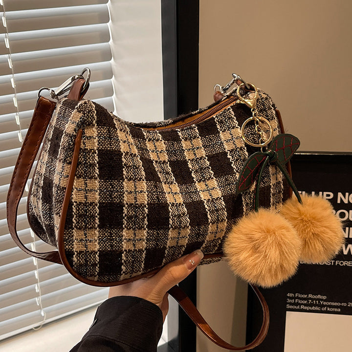 Plaid Crossbody Bag