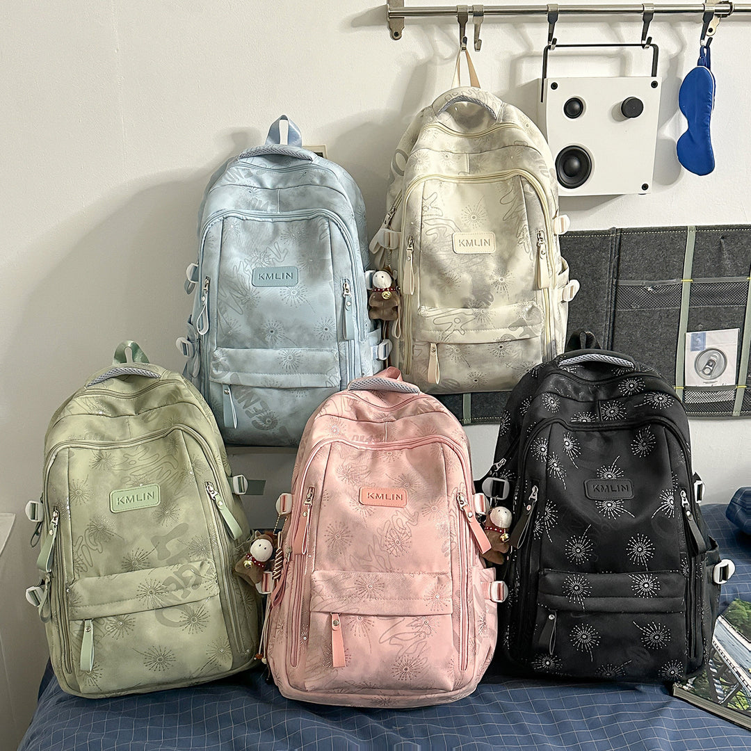 Versatile Floral-Embroidered Backpack Stornfield