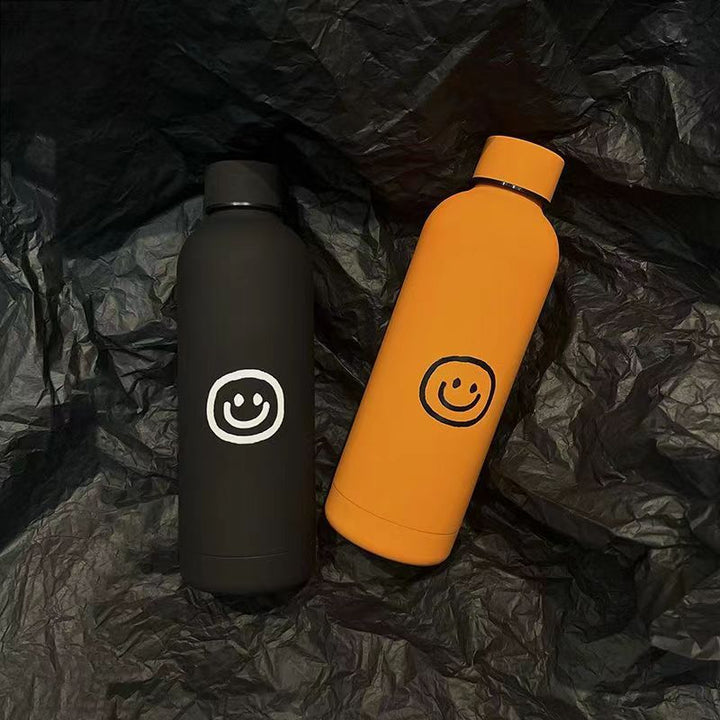 Ladies Insulated Drinking Bottle with Cheerful Smile Motif Stornfield