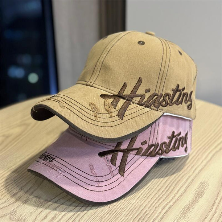 Men's Distressed Cotton Baseball Cap Stornfield 1784270668