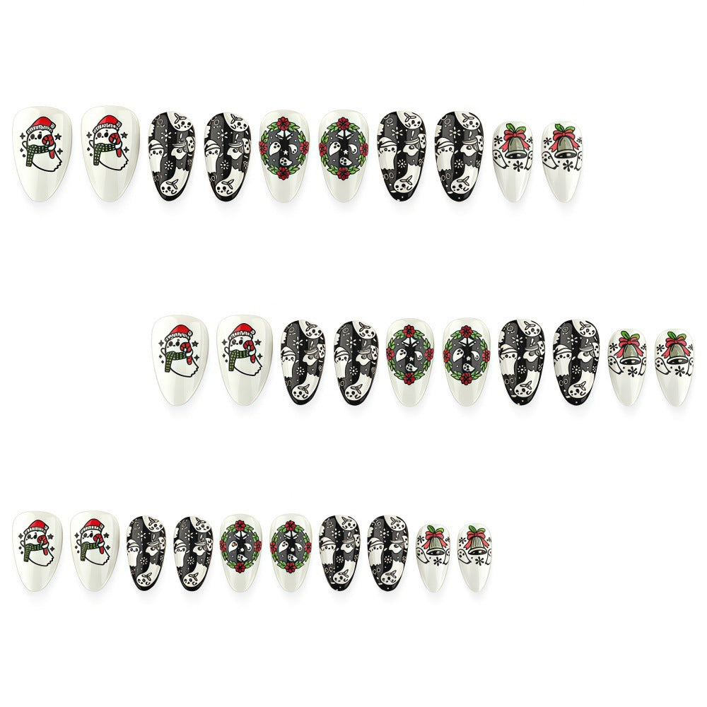 Artificial nails with Christmas design Stornfield