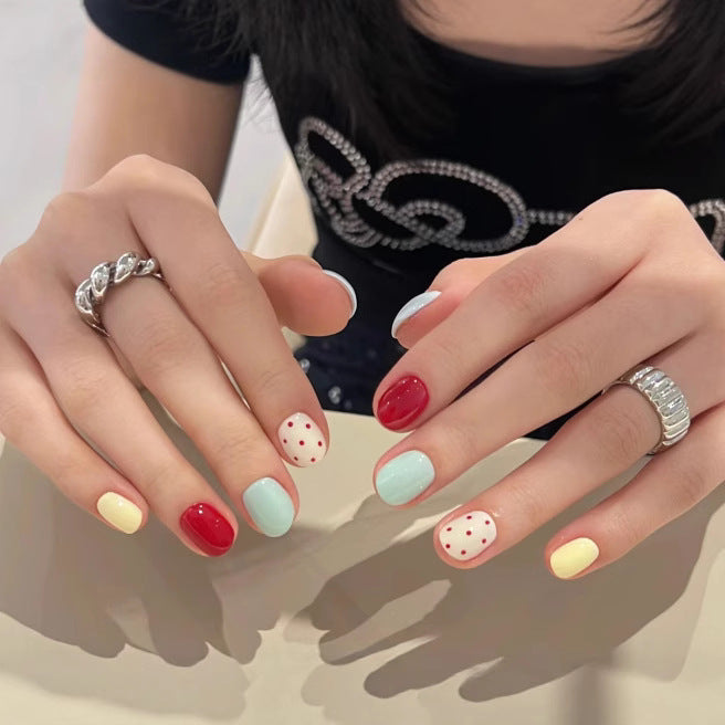 Glossy Ombre Press-On Nails Set Stornfield