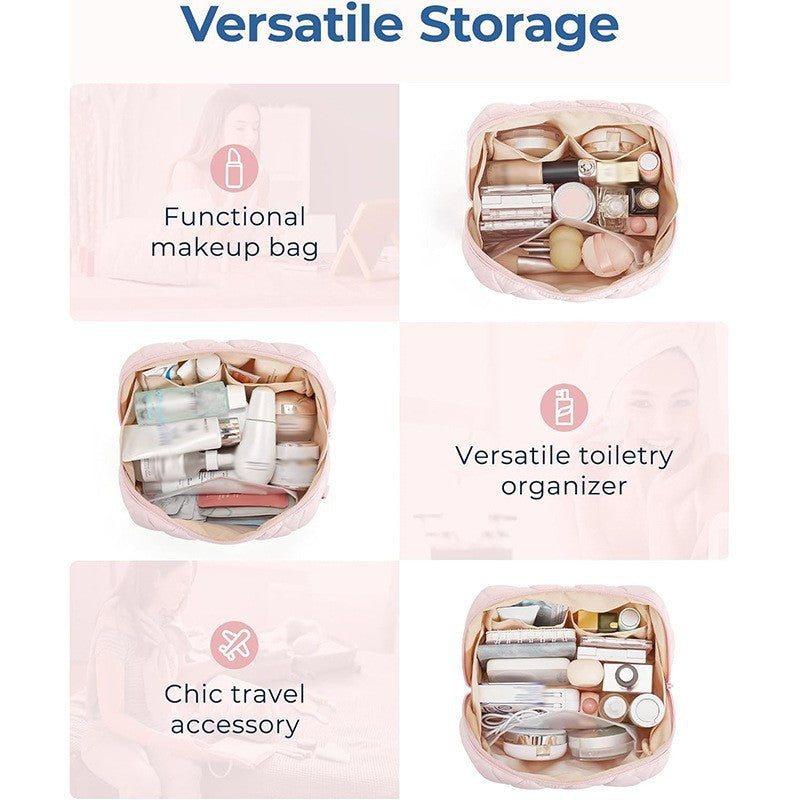 Women's cosmetic bag with multi-level storage Stornfield