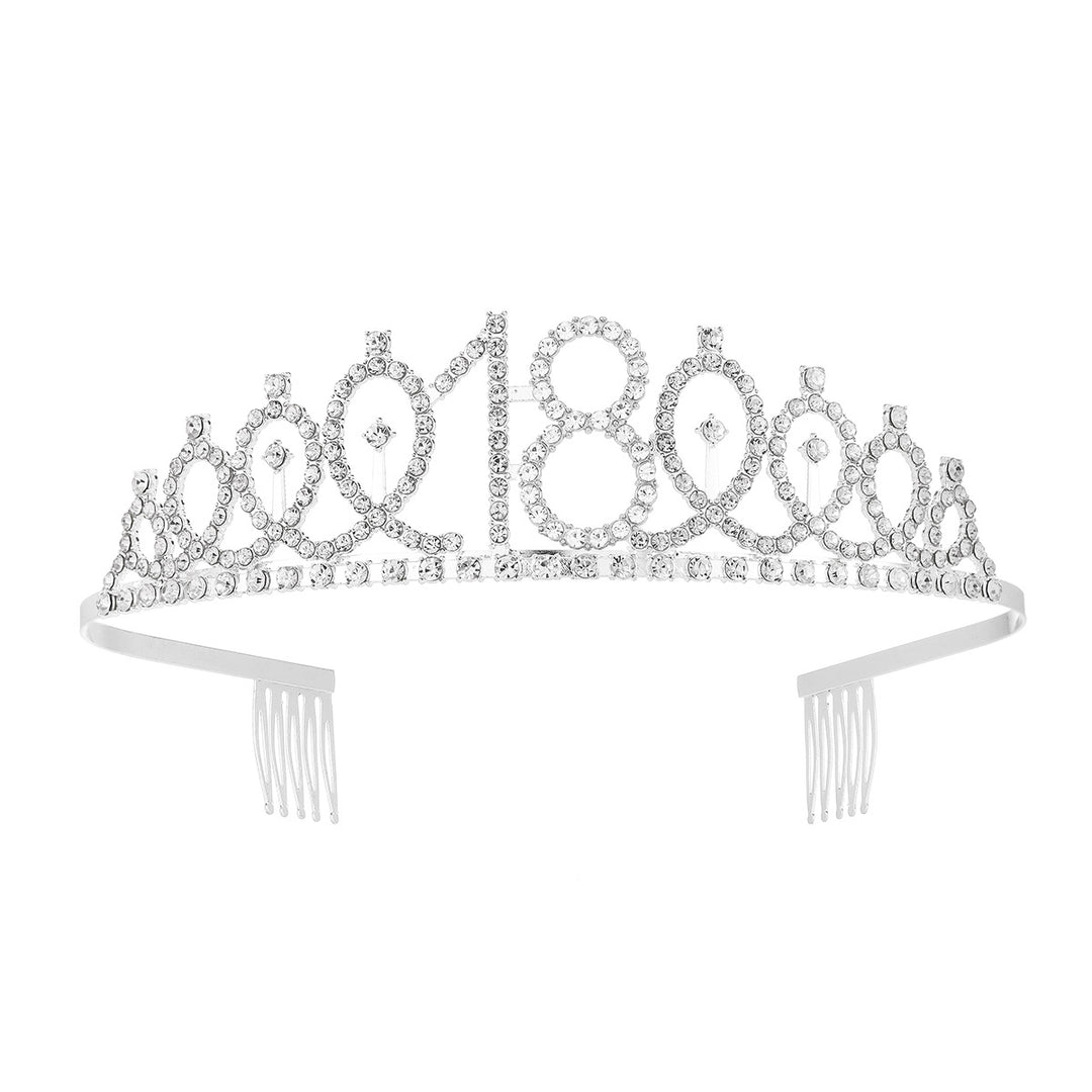 Women's Crystal-Embellished Tiara with Elegant Design Stornfield