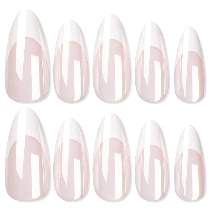 Artificial Nail Tips with Elegant French-Tip Design Stornfield