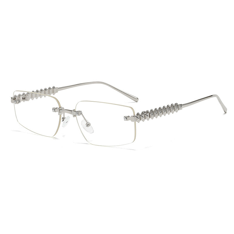 Women's fashion rectangular glasses with extravagant accents Stornfield