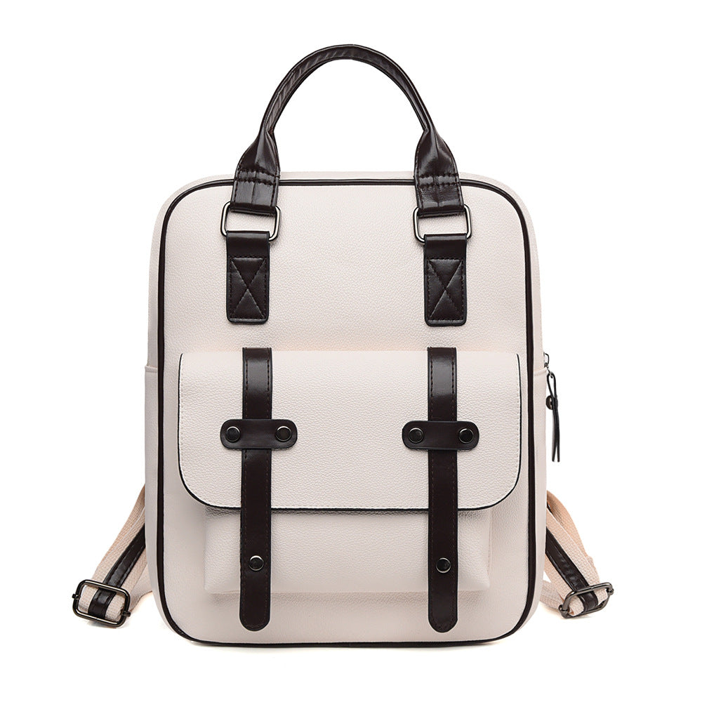 Structured Leather Backpack Stornfield