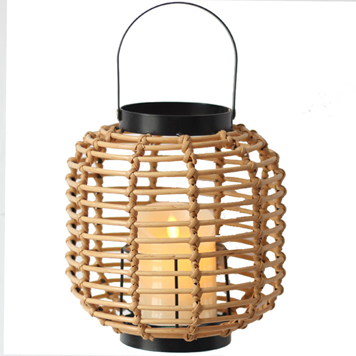 Handcrafted rattan lamp Stornfield