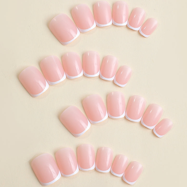 Luxury artificial nail set with sparkling crystal decorations Stornfield