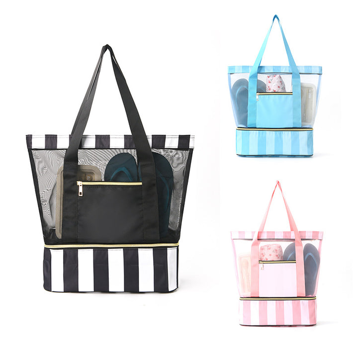 Beach bag with see-through design and large storage Stornfield