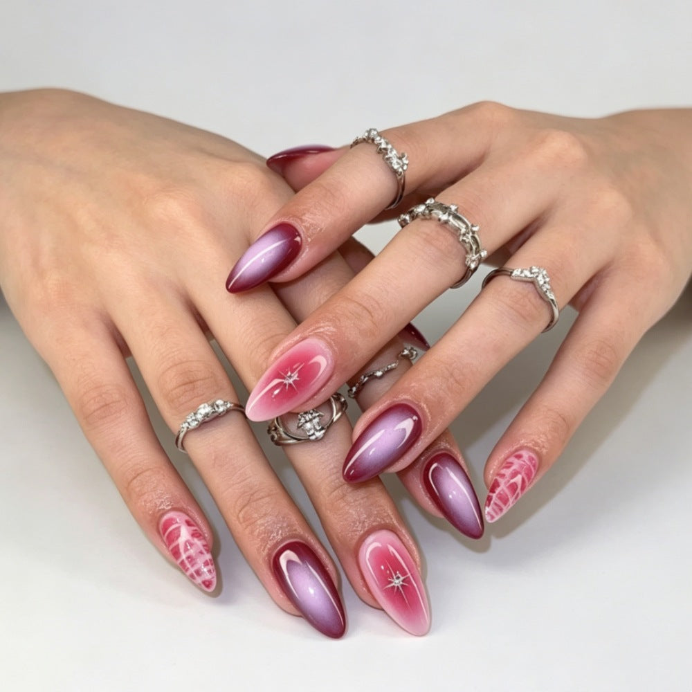 Elegant Stiletto Nail Art Extensions