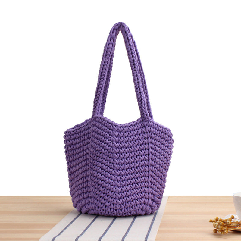Braided Beach Bag in Modern Style Stornfield