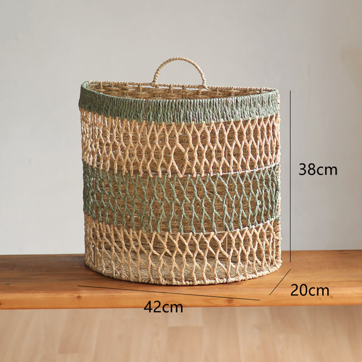 Storage basket with handwoven design Stornfield