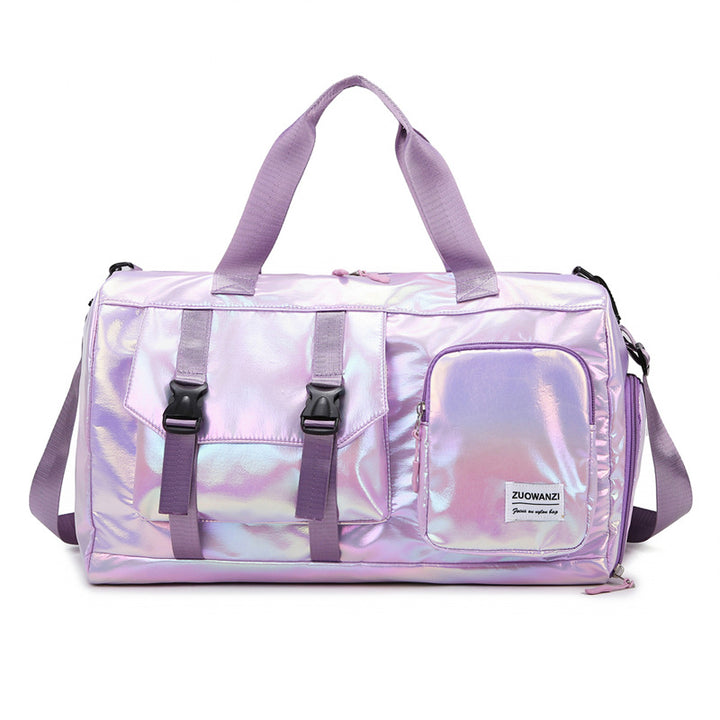 Iridescent Multi-Pocket Travel Duffel Bag Stornfield