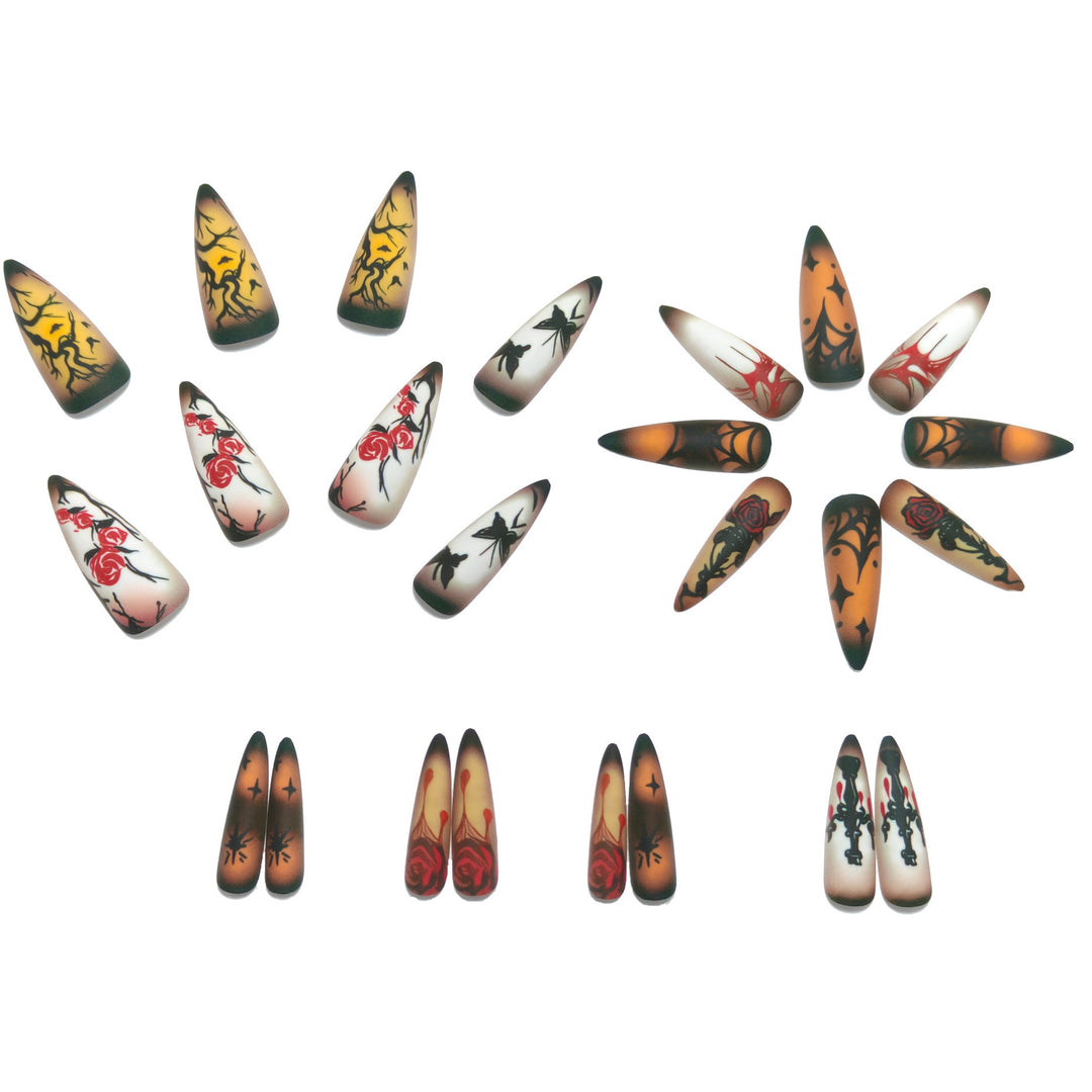Artificial nails with Halloween motifs Stornfield
