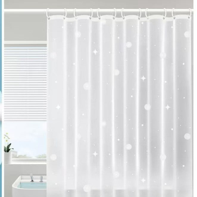 Delicate Floral Pattern Shower Curtain Stornfield