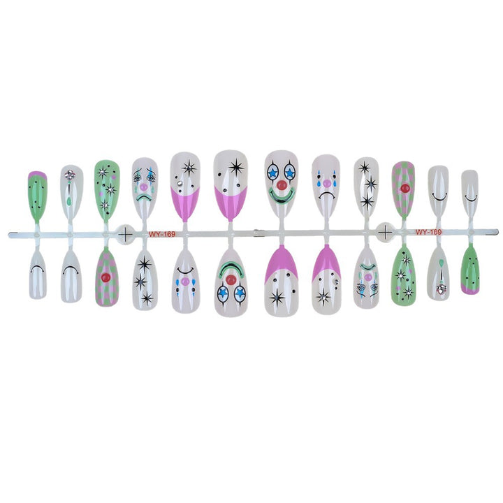Playful Press-On Nail Art Set Stornfield