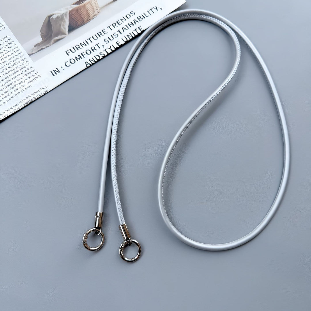 Premium Double-Ring Leather Lanyard Stornfield