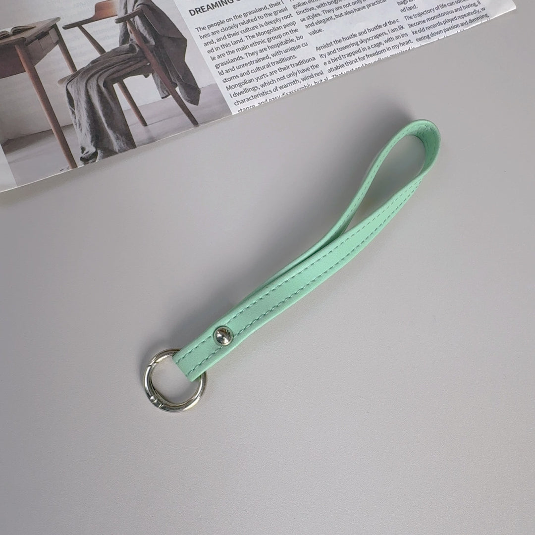 Stylish Faux Leather Keychain Strap Stornfield
