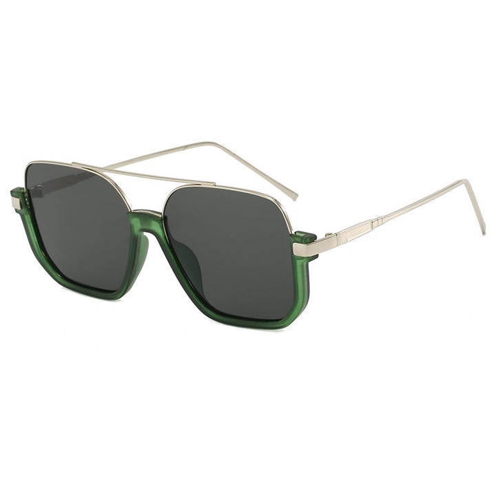 Women's Fashion Sunglasses with Curved Metal Frame and UV Protection Stornfield