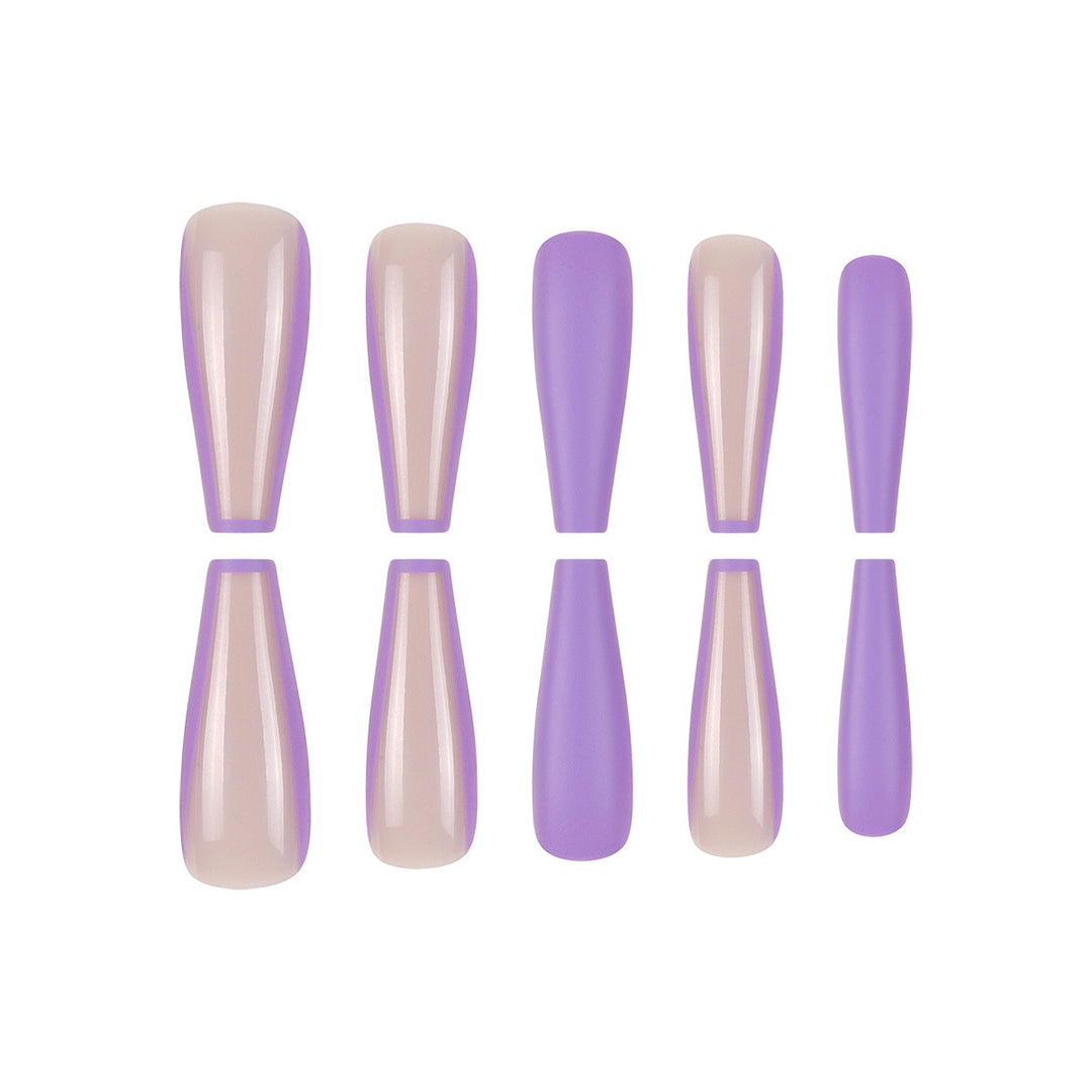Elegant Matte Long Stiletto Nail Tips Stornfield
