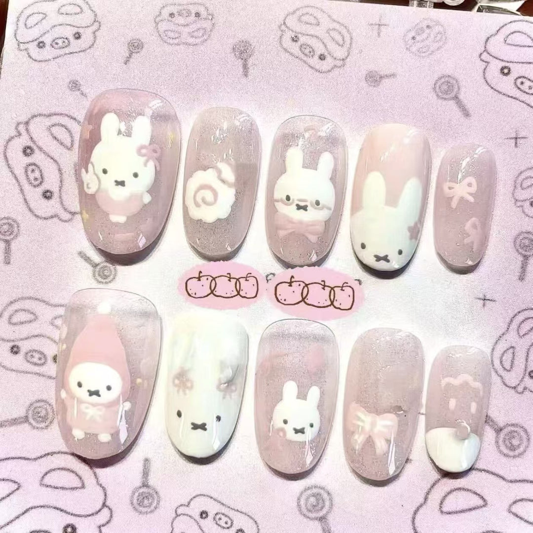 Creative Cartoon Press-On Nail Art Stornfield