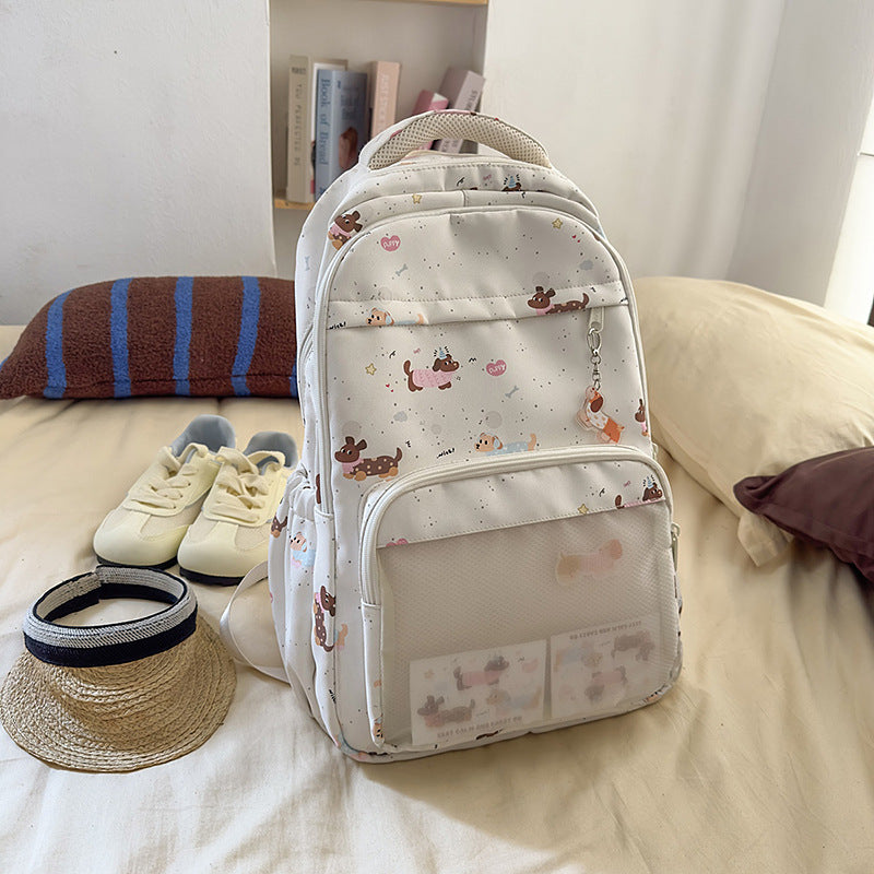 Fun Illustrated Pet-Themed Backpack Stornfield