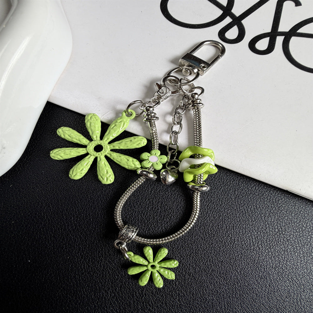 Floral-Themed Charm Keychain Stornfield